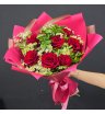 Букет из красных роз «Очарование»